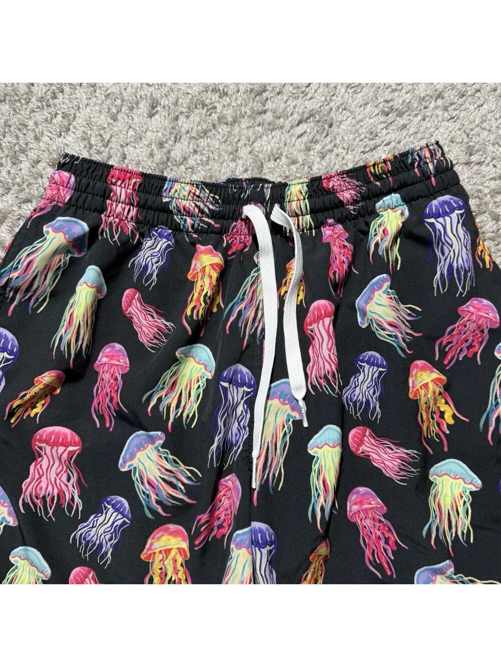 Chubbies Swim Trunks Men’s Size Small Jellyfish Print Lined 5.5” Inseam